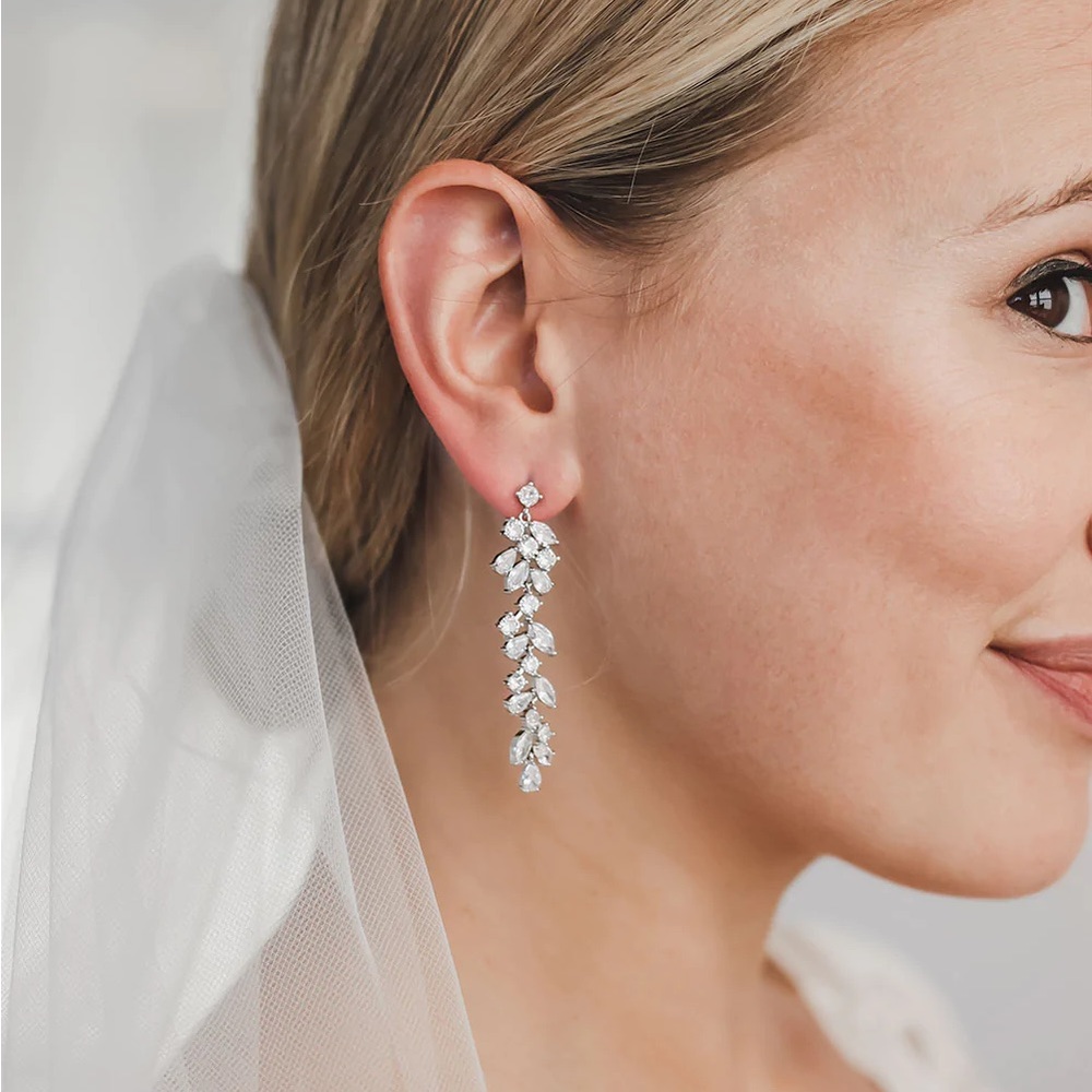 Dareth Colburn Dangle Bridal Earrings